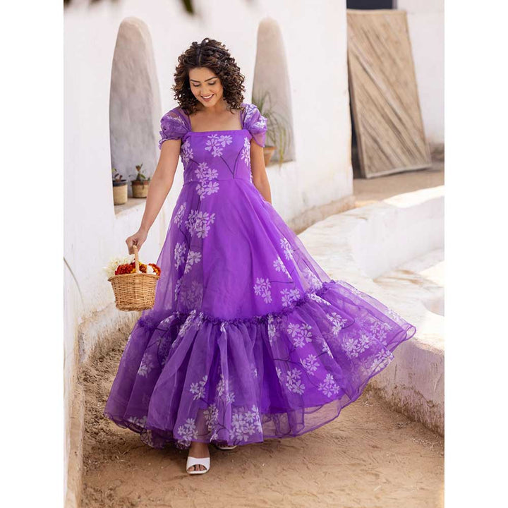 ONEWE INDIA Twinkle Purple Dream Dress (2XS)