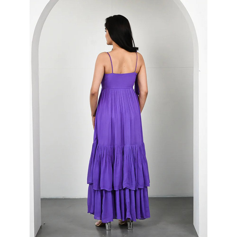 ORDINAREE Iris Purple Long Dress