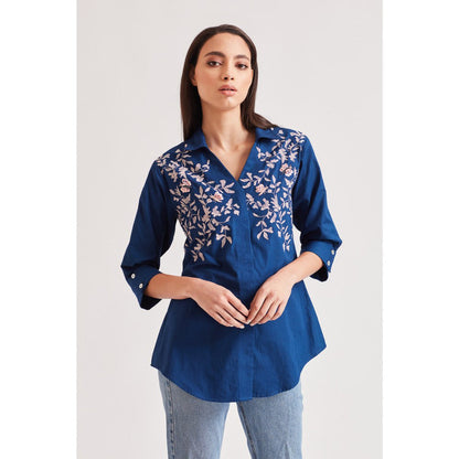 Our Love Pine Thread Embroidered Shirt