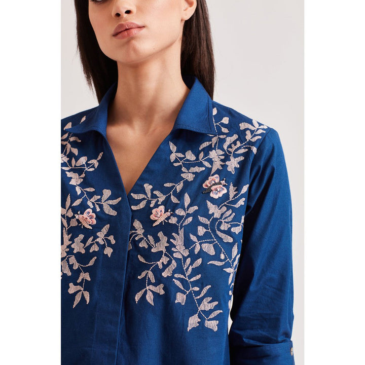 Our Love Pine Thread Embroidered Shirt