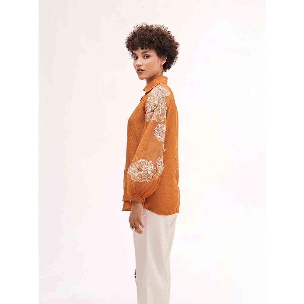 Our Love Picotin Embroidered Shirt