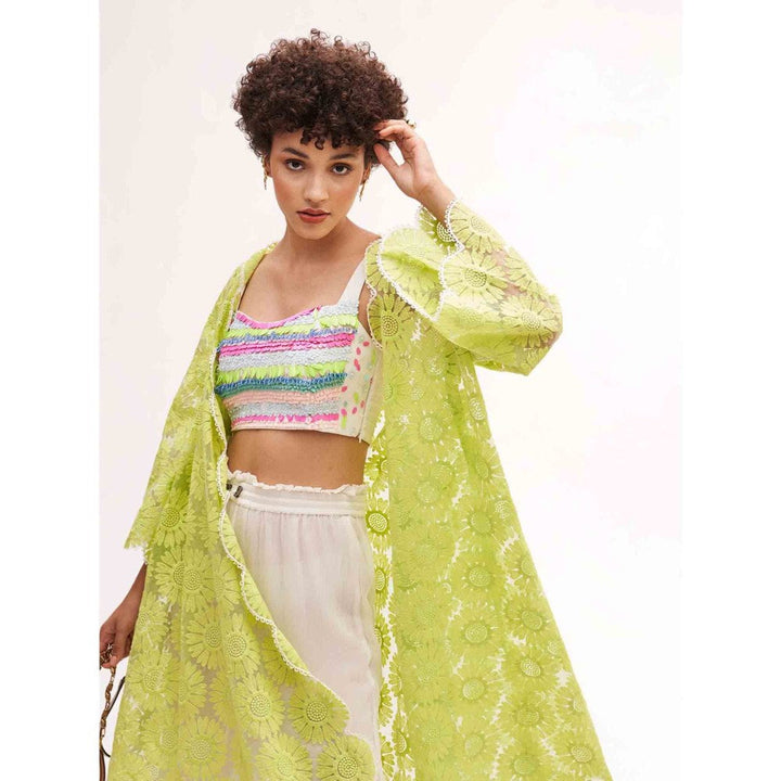 Our Love Carnival Lime Green Cape