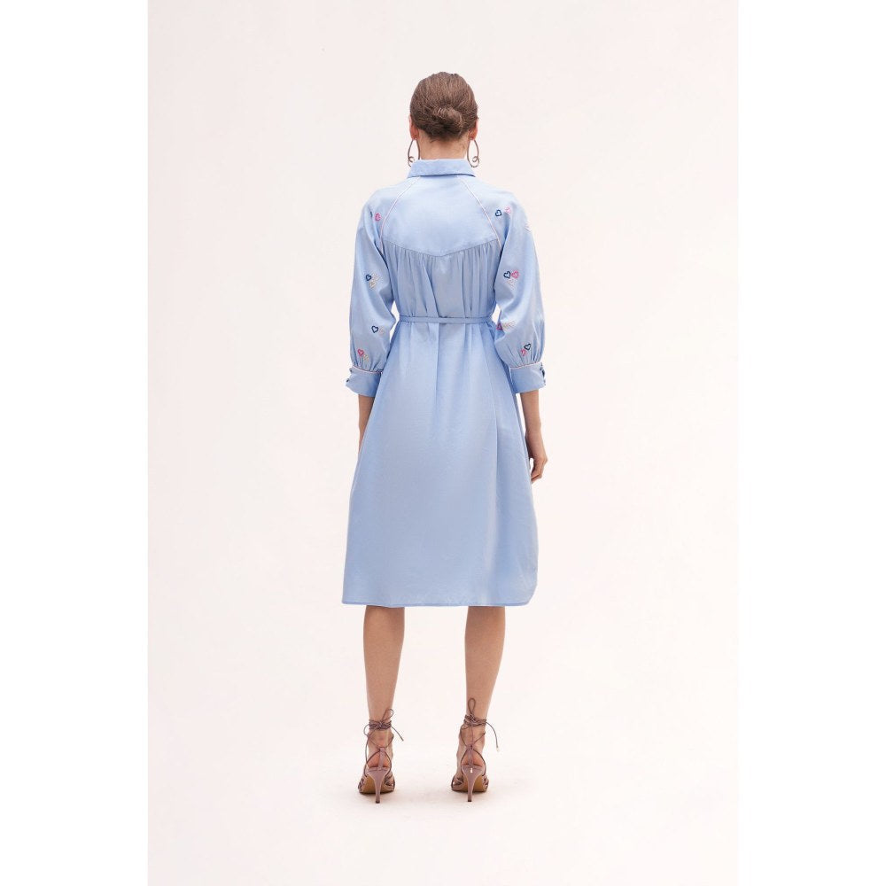Our Love Tyrion Ice Blue Dress (Set of 2)