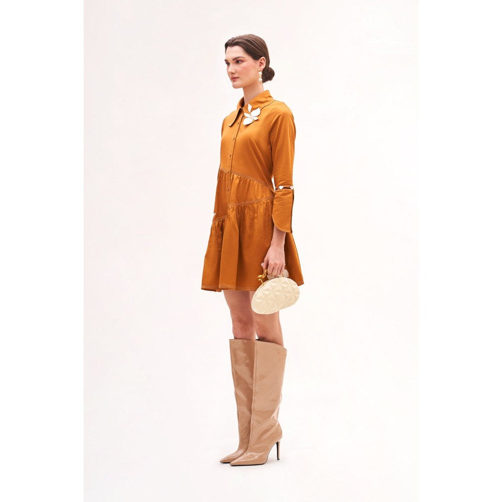 Our Love Fomo Copper Dress