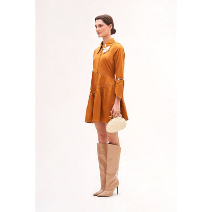 Our Love Fomo Copper Dress