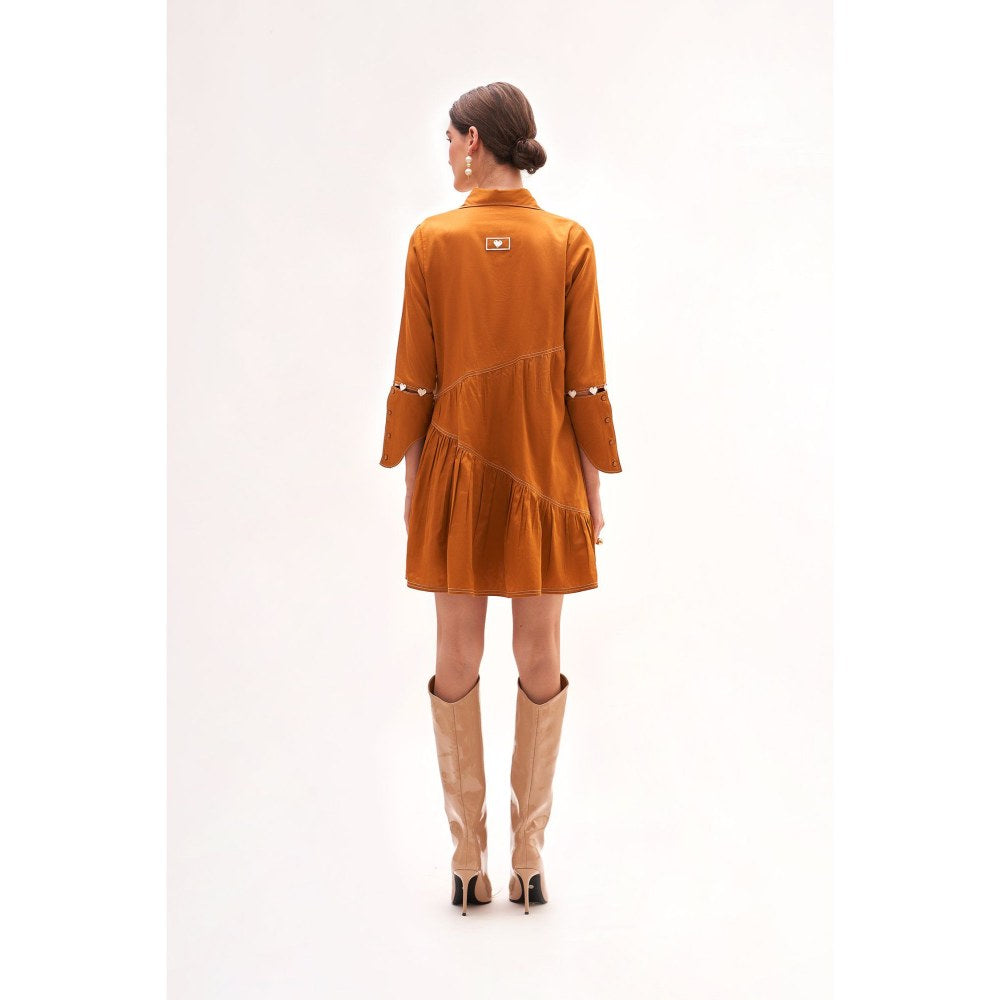 Our Love Fomo Copper Dress