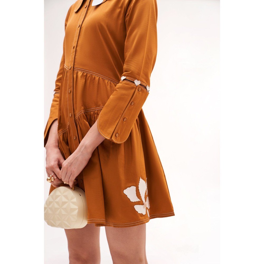 Our Love Fomo Copper Dress