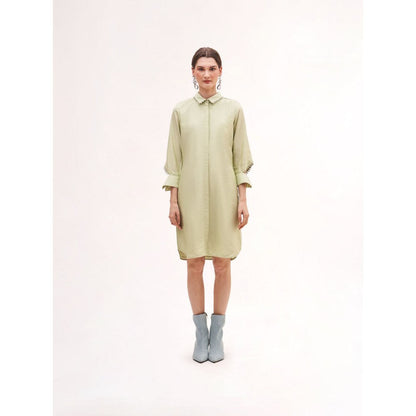 Our Love Mood Sea Salt Chanderi Dress