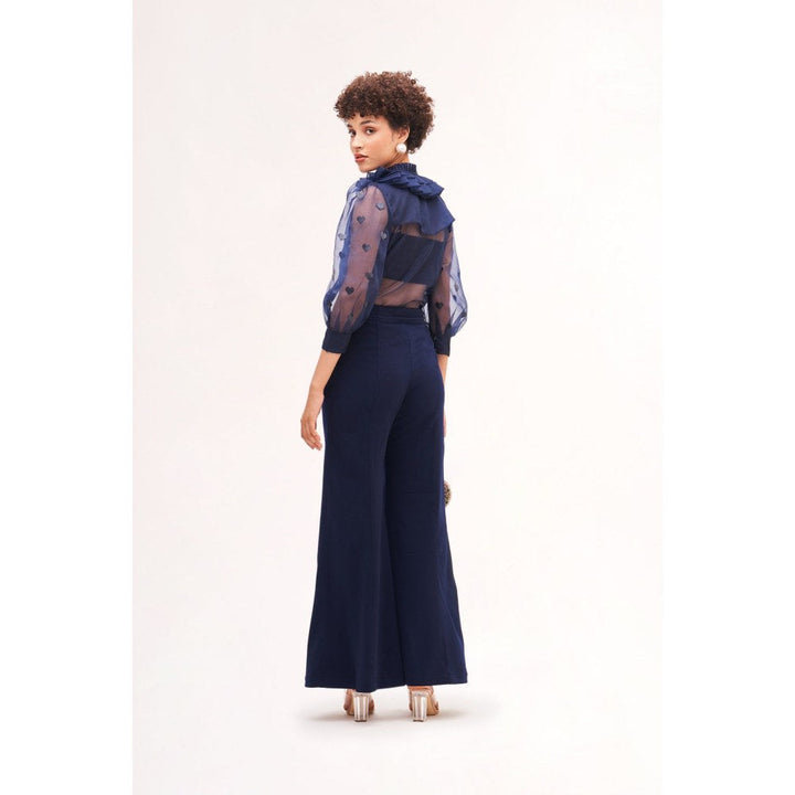 Our Love Electric Navy Flared Pants