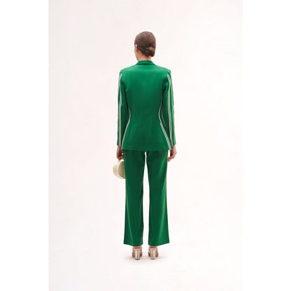 Our Love Jade Blazer With Trousers And Bralette (Set of 3)