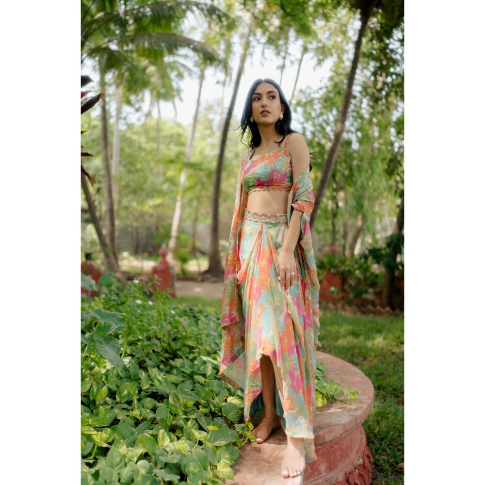 Paulmi & Harsh Naksha Printed Fusion (Set of 4)