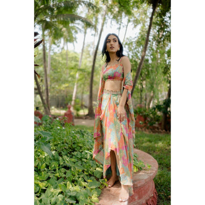 Paulmi & Harsh Naksha Printed Fusion (Set of 4)