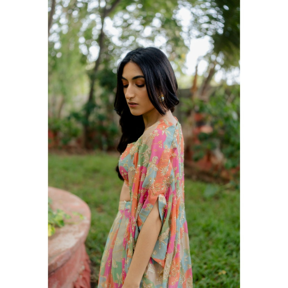 Paulmi & Harsh Naksha Printed Fusion (Set of 4)