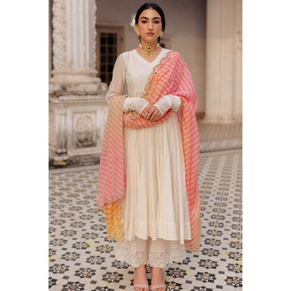 Paulmi & Harsh Ivory 40 Kali Anarkali (Set of 3)