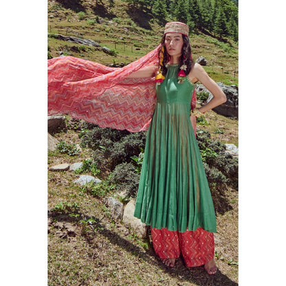 Paulmi & Harsh Green 40 - Kali Anarkali (Set of 3)