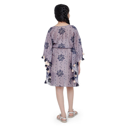 PS Kids by Payal Singhal Purple Printed Dress