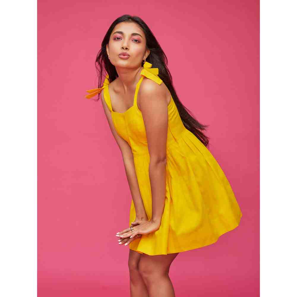 Poppi Yellow Honey Dress