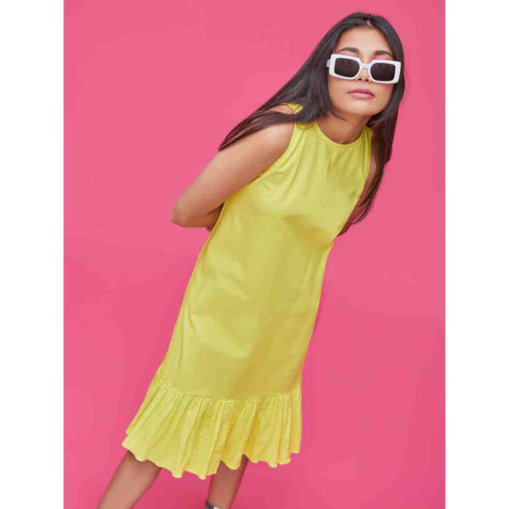 Poppi Yellow Butterscotch Dress
