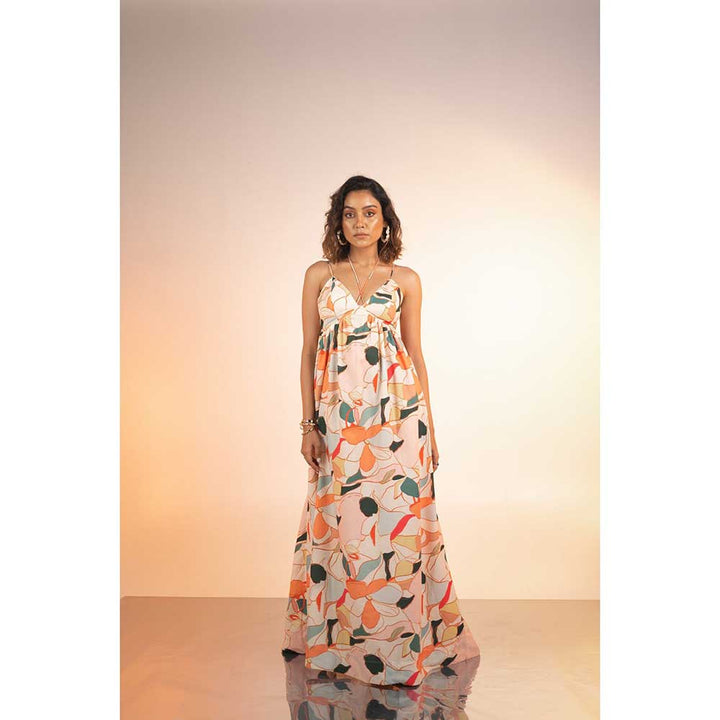 Poppi Long Printed Sleeveless Summer Dress