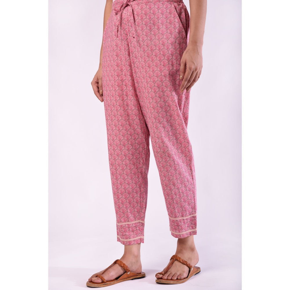 Prakriti Jaipur Pink Katha Poppy Pant