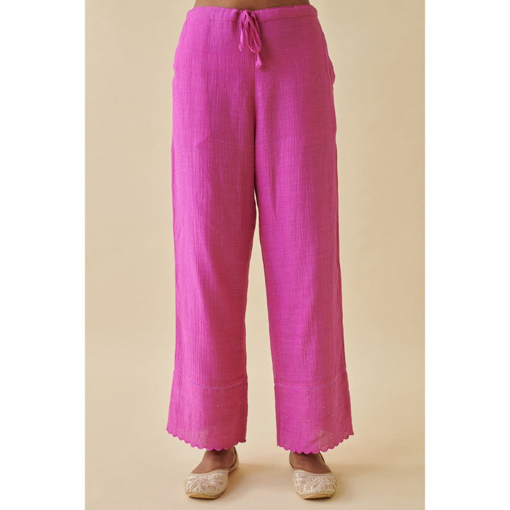Prakriti Jaipur Pink Scallop Pants