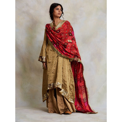PRIYANKA RAAJIV Gulshan Patchwork Heritage Dupatta