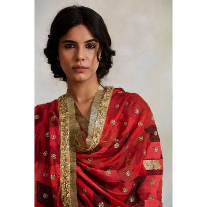 PRIYANKA RAAJIV Gulshan Patchwork Heritage Dupatta
