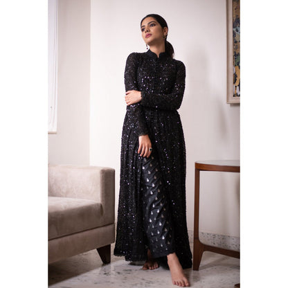 PRIYANKA RAAJIV Sitara Sequin Jacket and Trousers (Set of 2)