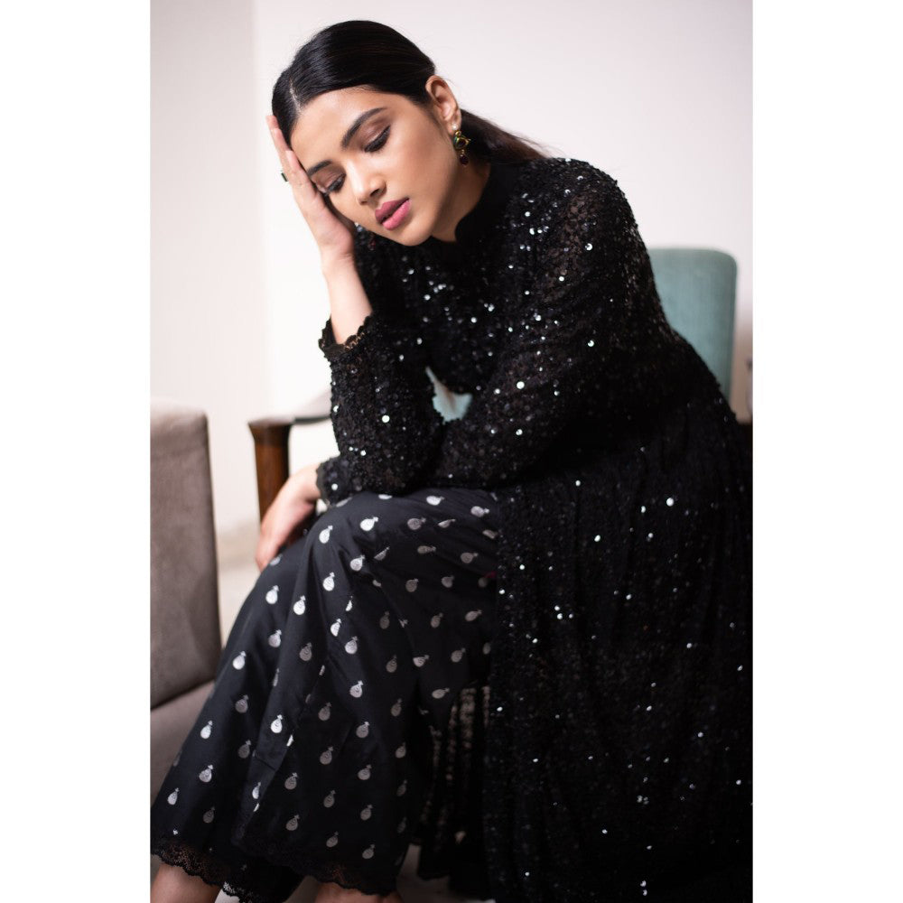 PRIYANKA RAAJIV Sitara Sequin Jacket and Trousers (Set of 2)