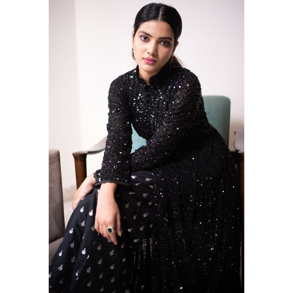 PRIYANKA RAAJIV Sitara Sequin Jacket and Trousers (Set of 2)