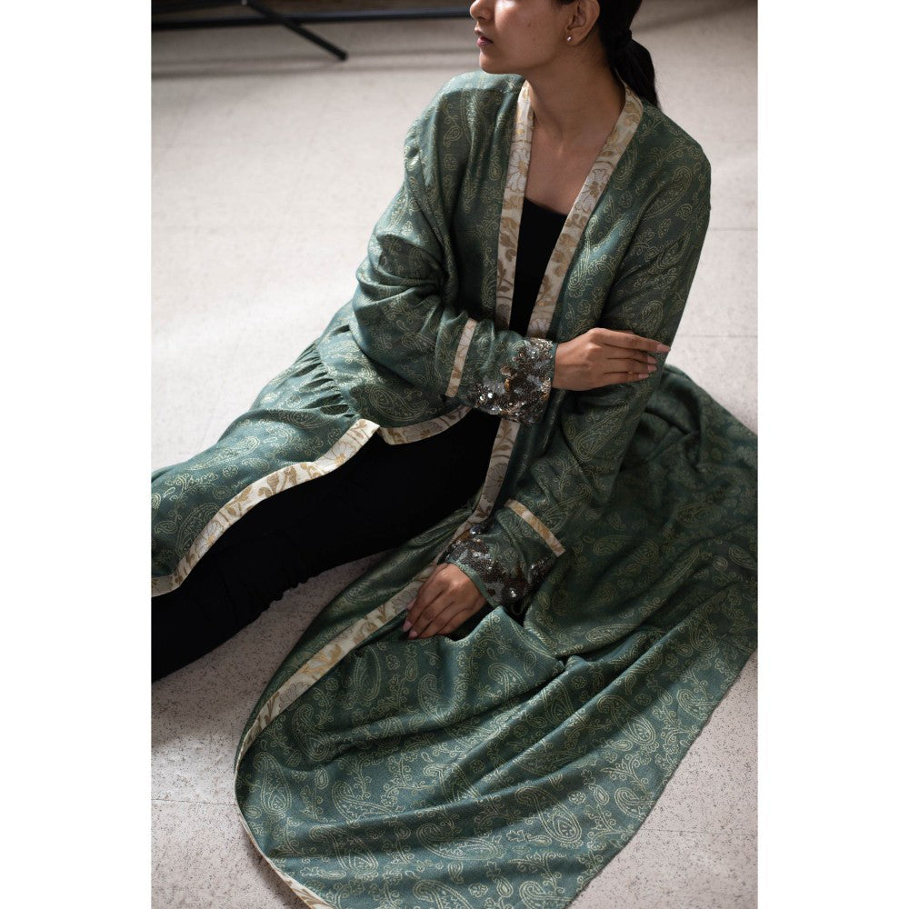 PRIYANKA RAAJIV Aekta Cotton Brocade Overlay