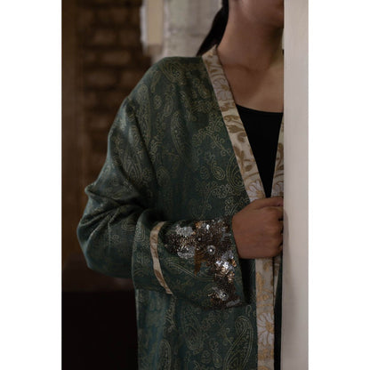 PRIYANKA RAAJIV Aekta Cotton Brocade Overlay