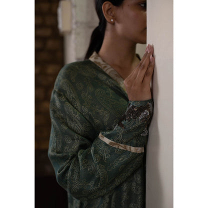 PRIYANKA RAAJIV Aekta Cotton Brocade Overlay