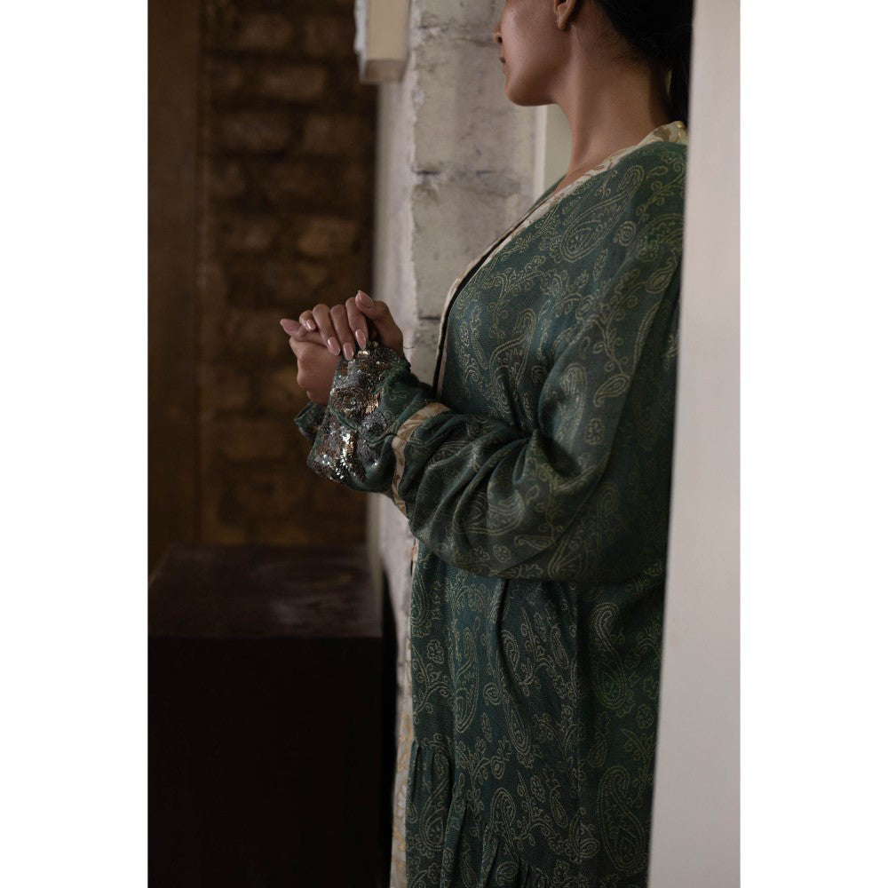 PRIYANKA RAAJIV Aekta Cotton Brocade Overlay