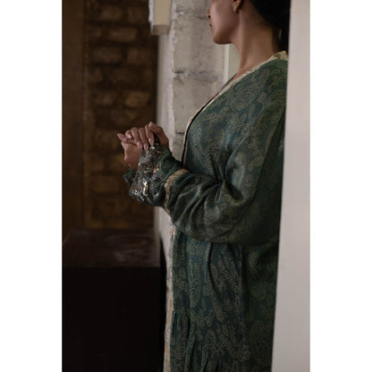 PRIYANKA RAAJIV Aekta Cotton Brocade Overlay