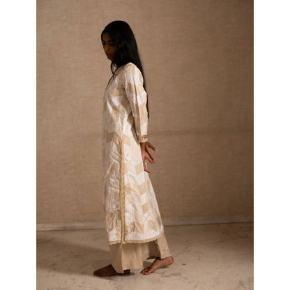 PRIYANKA RAAJIV Adia and Benaj Patchwork Kurta and Palazzos (Set of 2)