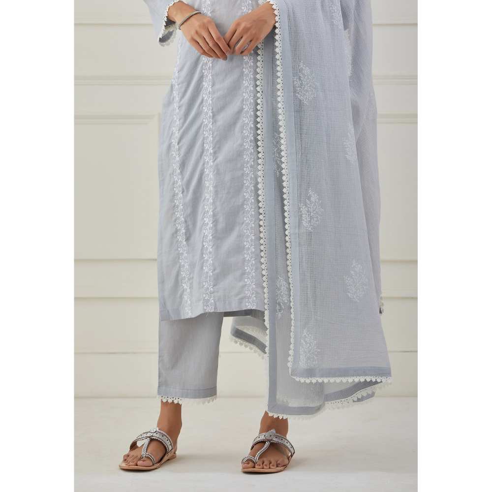 Priya Chaudhary Grey Dupatta