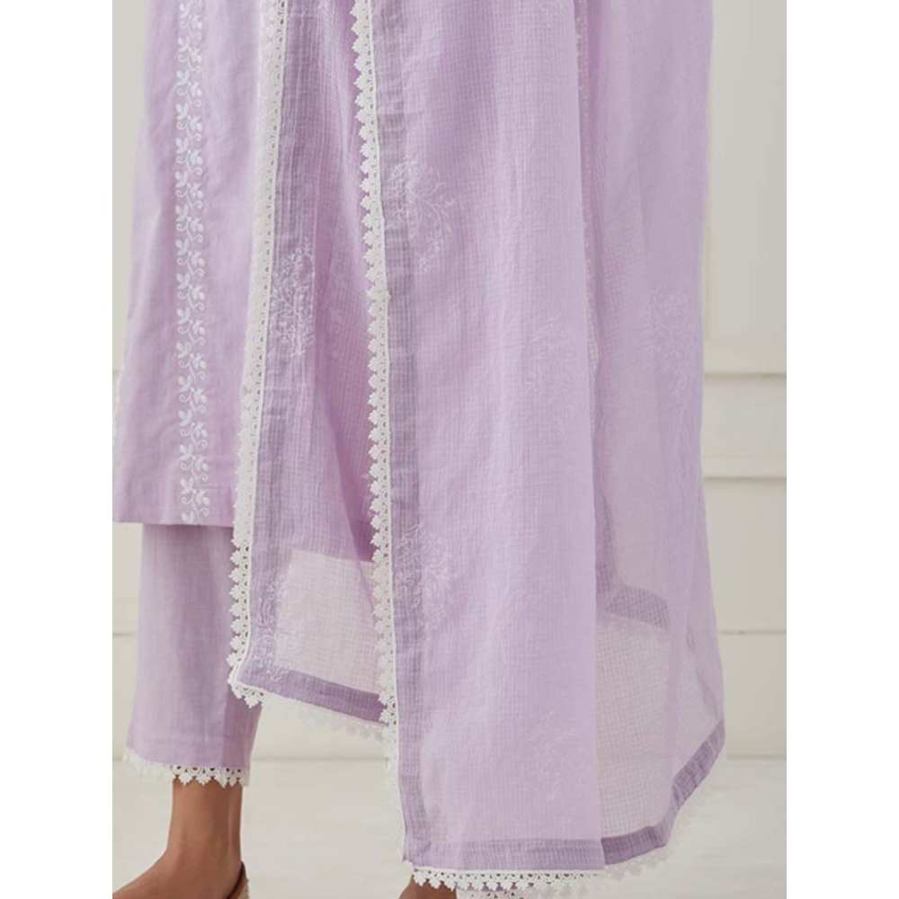 Priya Chaudhary Purple Dupatta