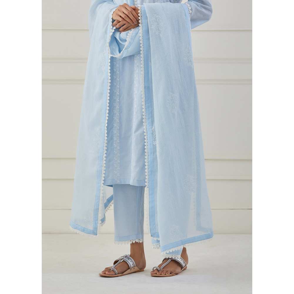 Priya Chaudhary Powder Blue Pants
