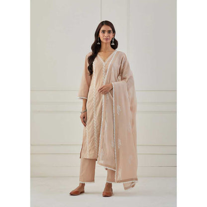 Priya Chaudhary Beige Pants
