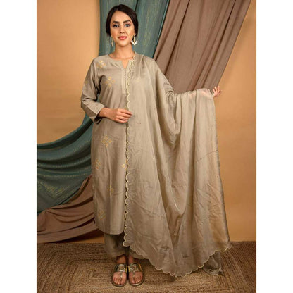 Priya Chaudhary Grey Dupatta