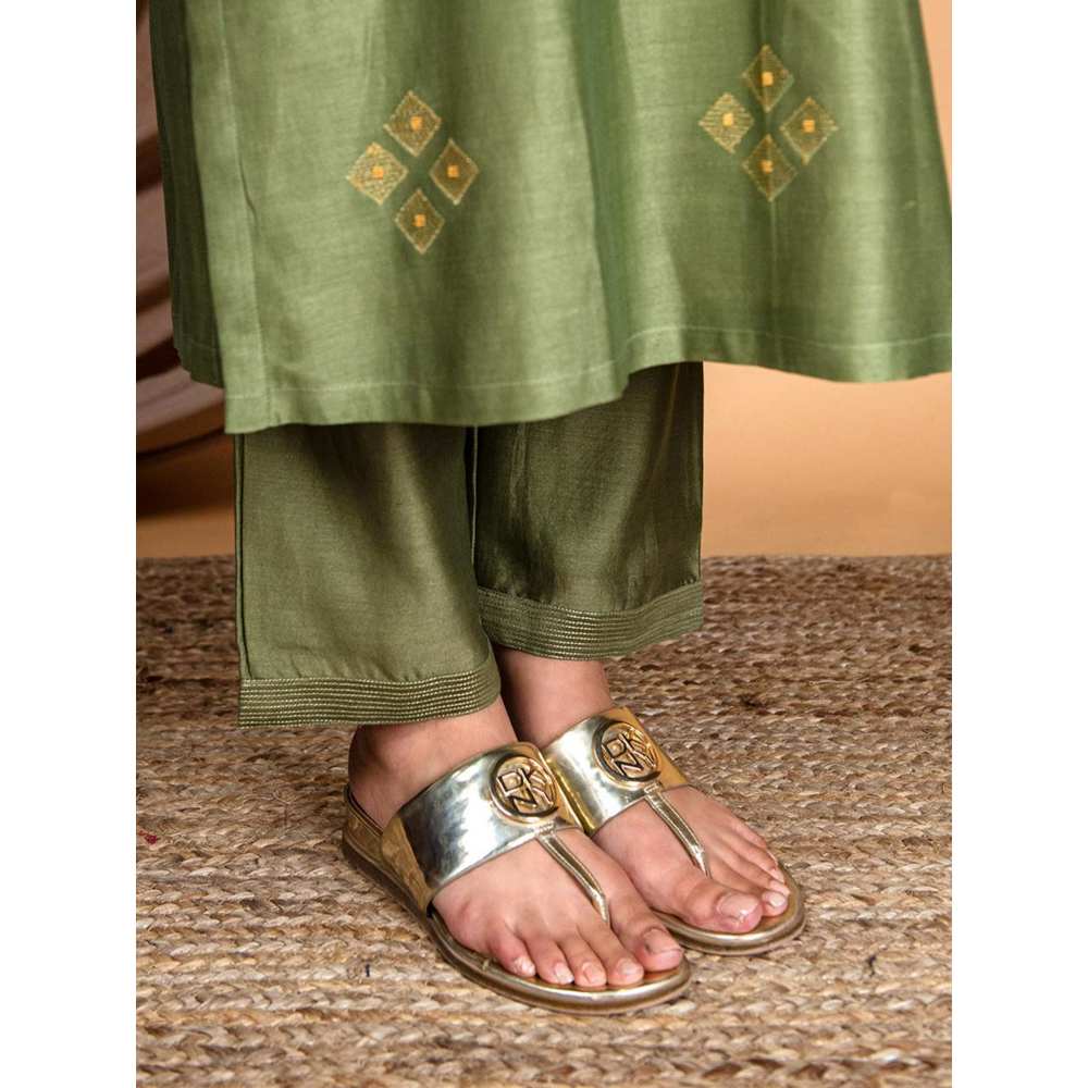 Priya Chaudhary Green Pants