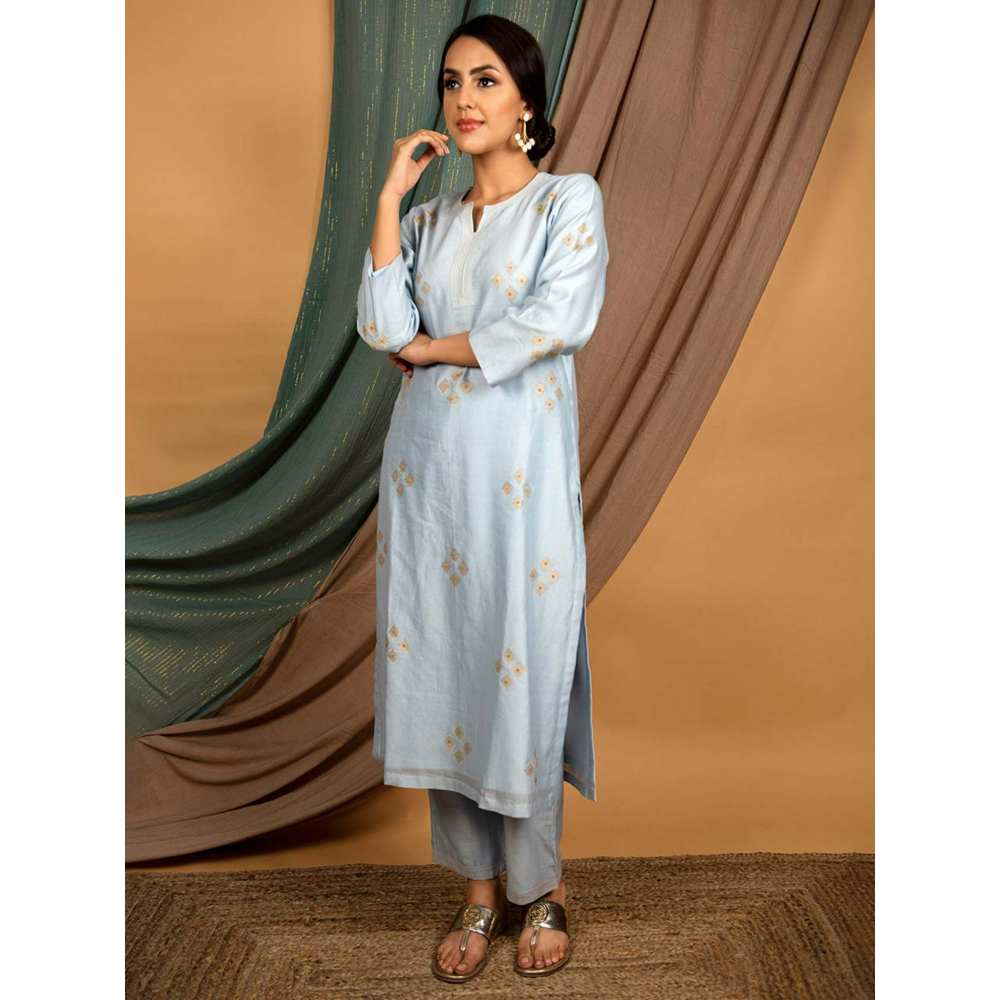 Priya Chaudhary Powder Blue Pants