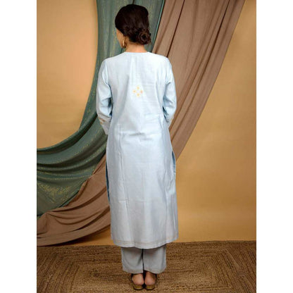 Priya Chaudhary Powder Blue Pants