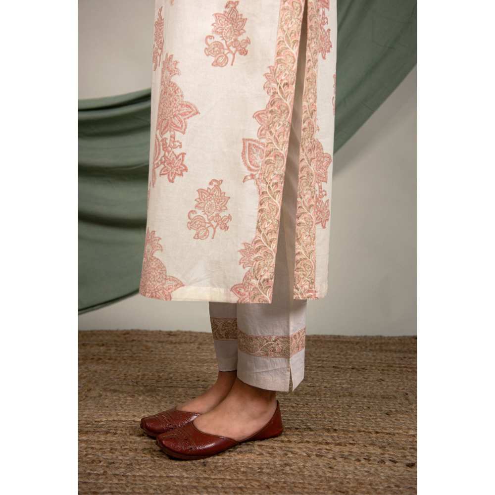 Priya Chaudhary Brown Kurta (Set of 3)