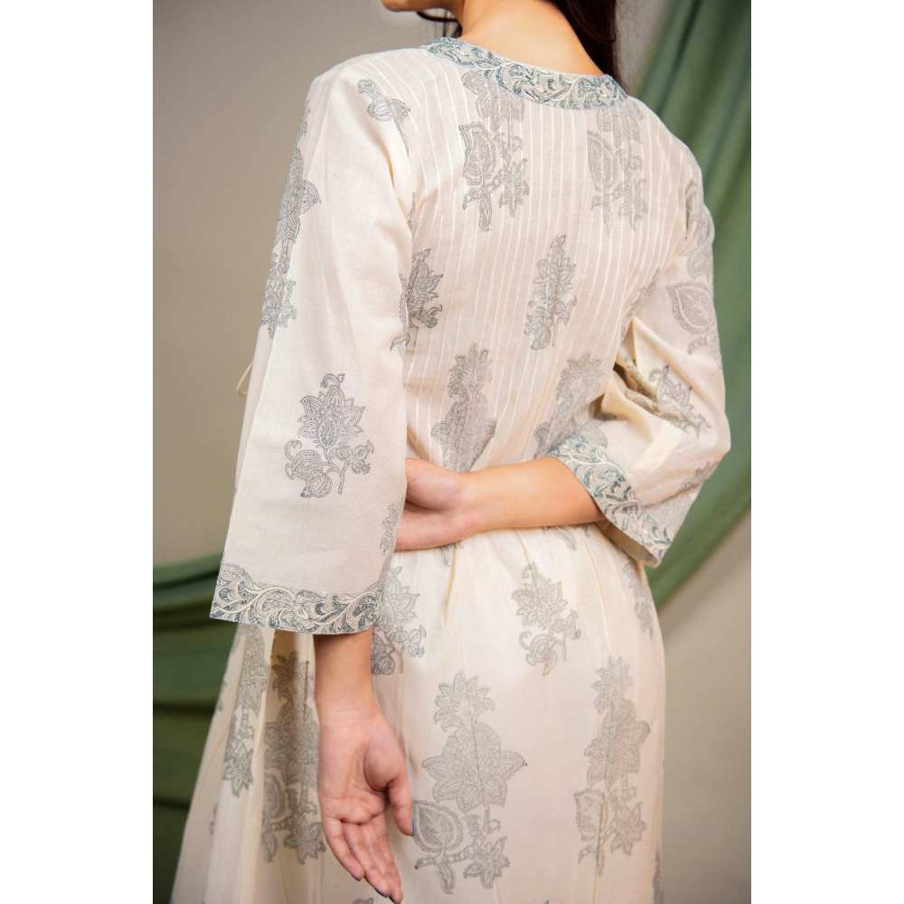 Priya Chaudhary Grey Kurtas (Set of 3)