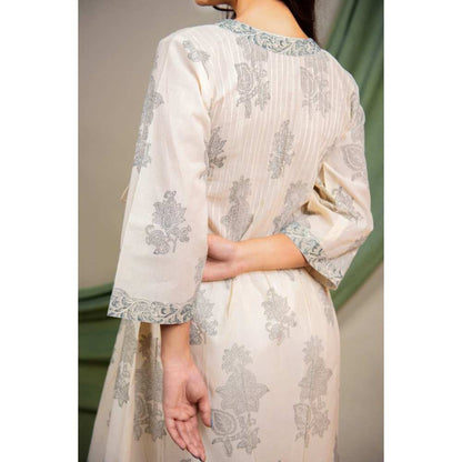 Priya Chaudhary Grey Kurtas (Set of 3)