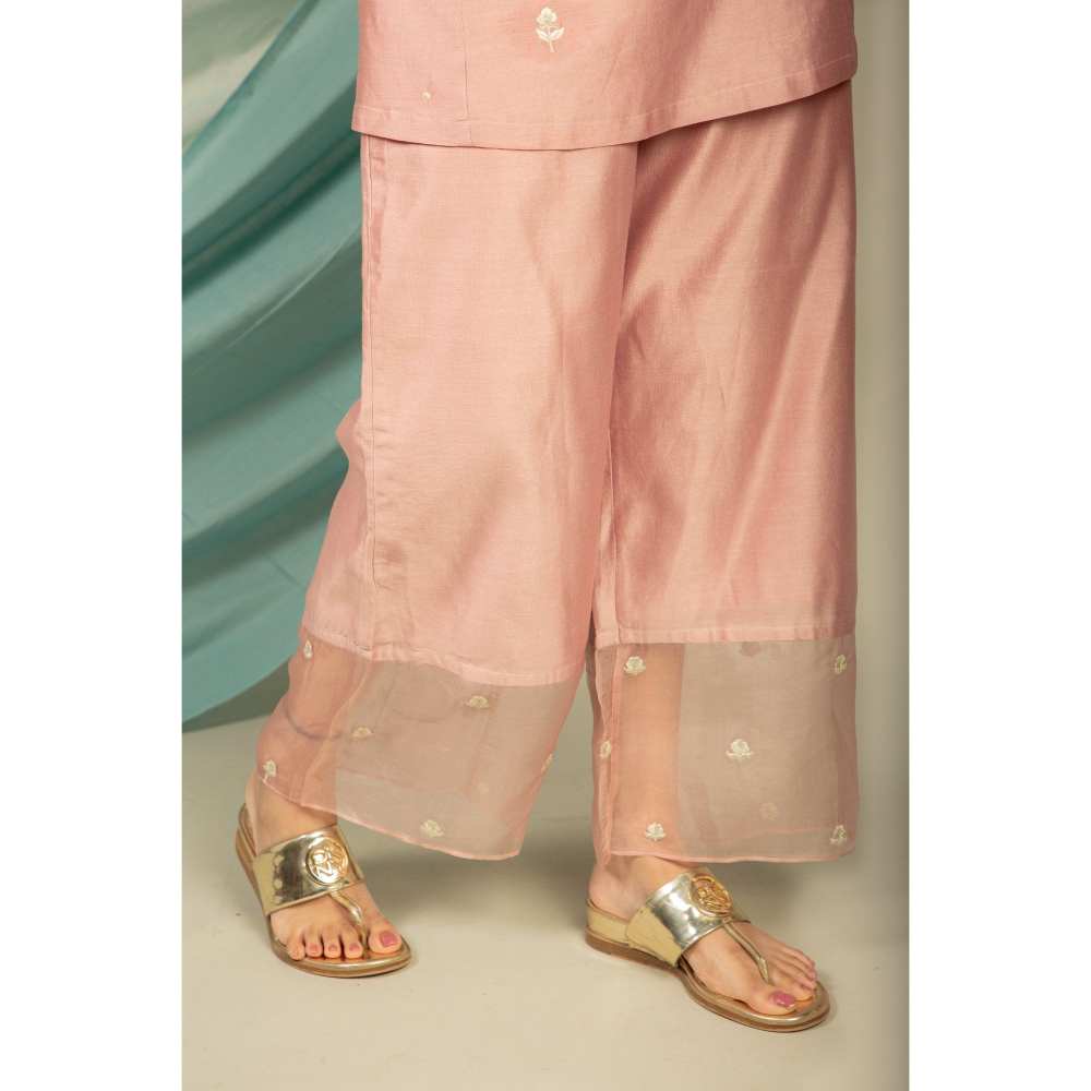 Priya Chaudhary Old Rose Kurtas (Set of 3)