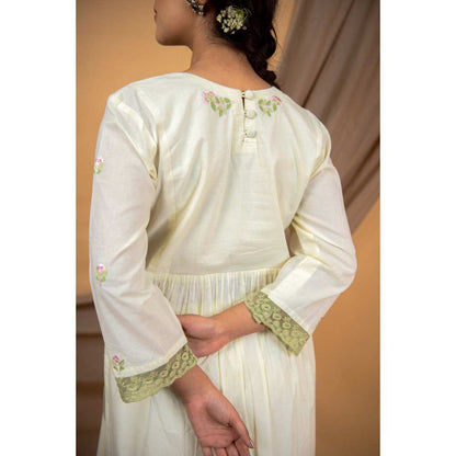 Priya Chaudhary Yellow Kurtas (Set of 2)