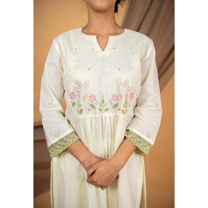 Priya Chaudhary Yellow Kurtas (Set of 2)